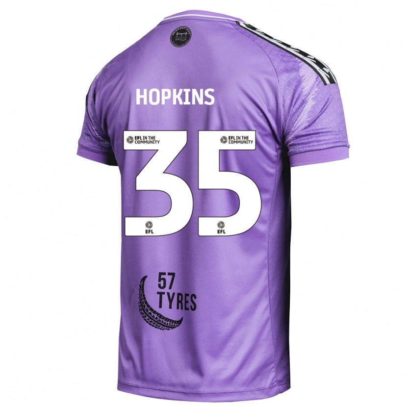 Danxen Mulher Bailey Hopkins #35 Roxo Claro Camisola Guarda-Redes 2025/26 Camisa