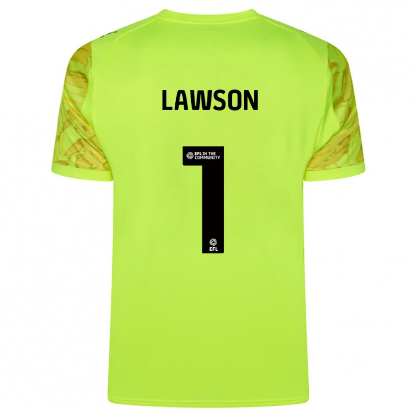Danxen Mulher Harvey Lawson #1 Verde Fluorescente Camisola Guarda-Redes 2025/26 Camisa