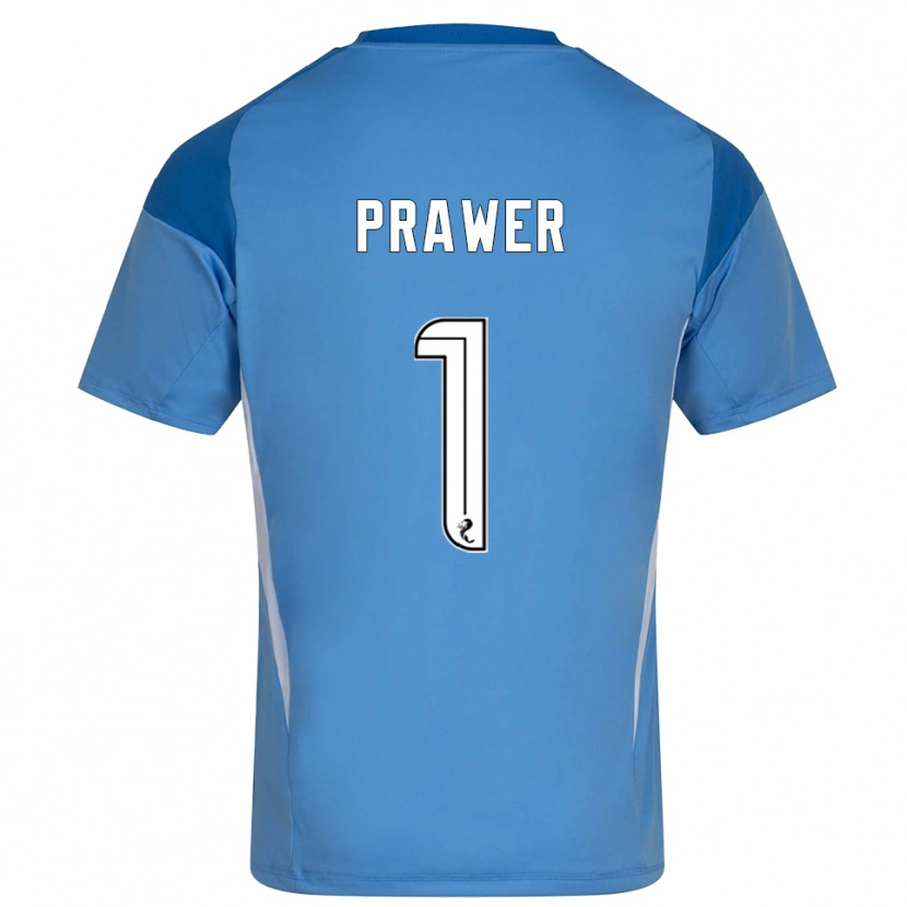 Danxen Mulher Anna Prawer #1 Branco Azul Camisola Guarda-Redes 2025/26 Camisa