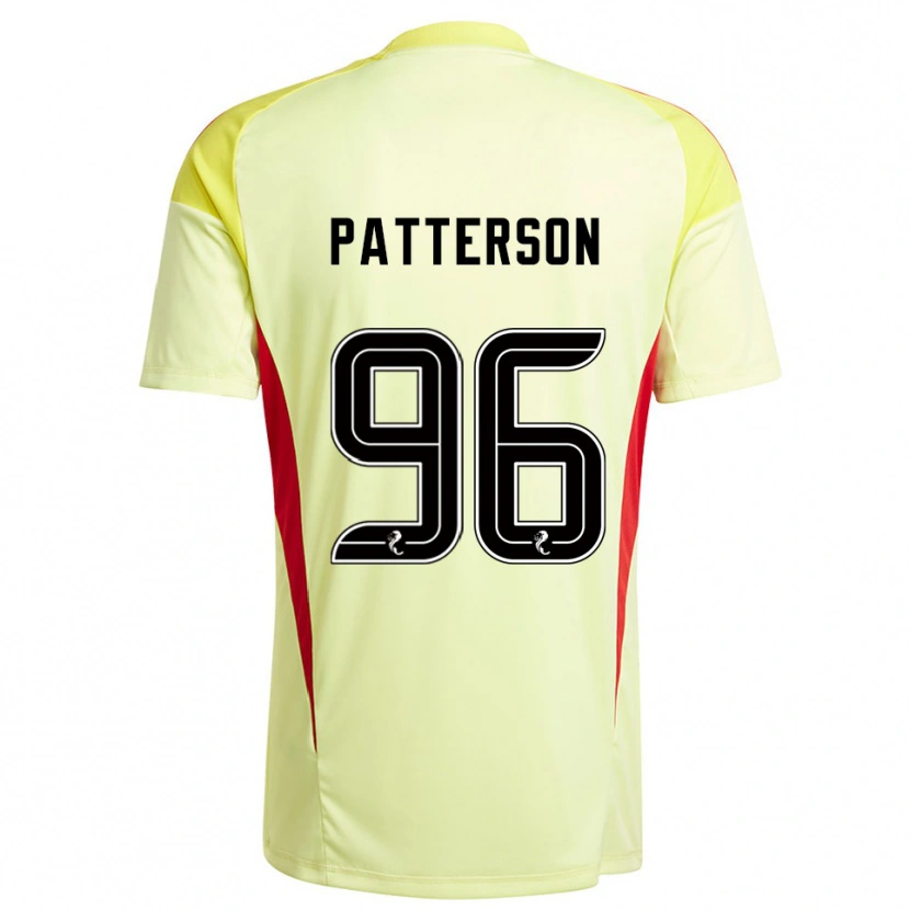 Danxen Mulher Cameron Patterson #96 Vermelho Amarelo Camisola Guarda-Redes 2025/26 Camisa
