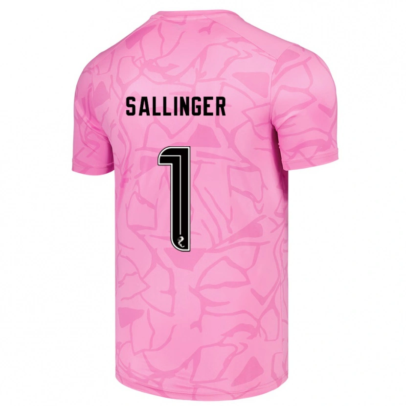Danxen Mulher Raphael Sallinger #1 Preto Rosa Camisola Guarda-Redes 2025/26 Camisa