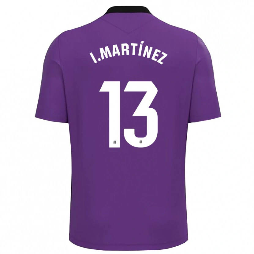Danxen Mulher Iván Martínez #13 Roxo Branco Camisola Guarda-Redes 2025/26 Camisa