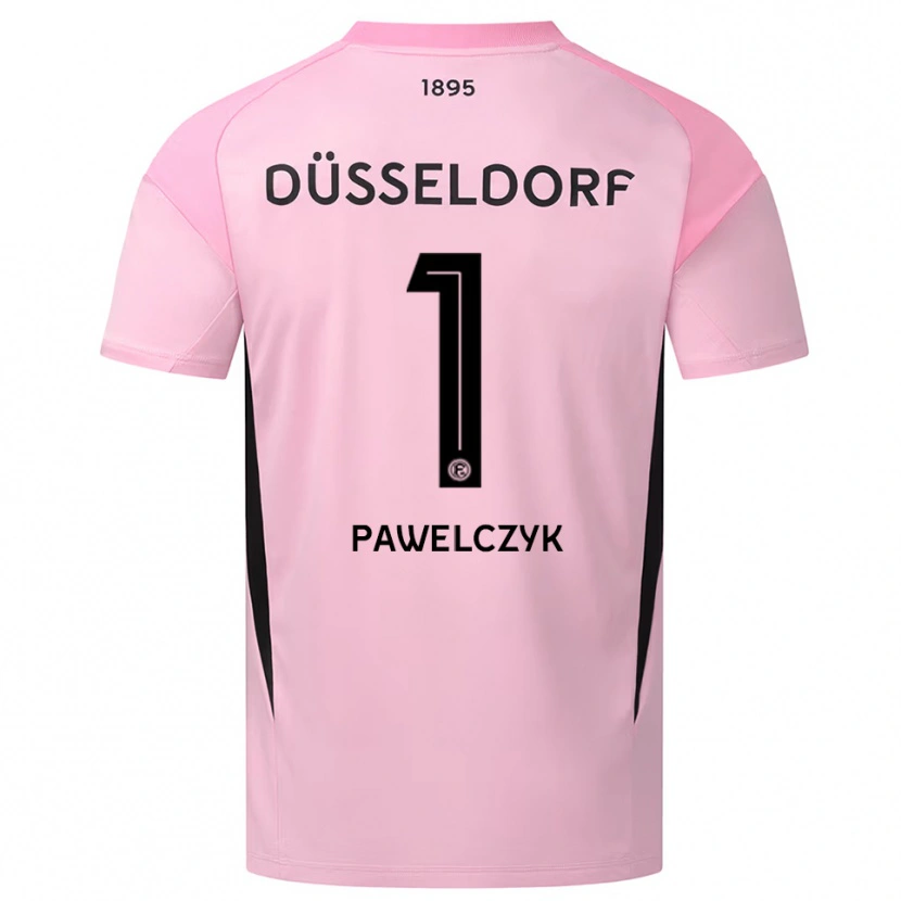 Danxen Mulher Tobias Pawelczyk #1 Rosa Preto Camisola Guarda-Redes 2025/26 Camisa
