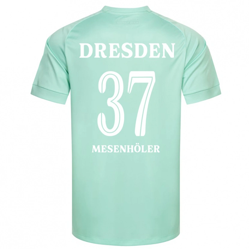 Danxen Mulher Daniel Mesenhöler #37 Verde Claro Branco Camisola Guarda-Redes 2025/26 Camisa