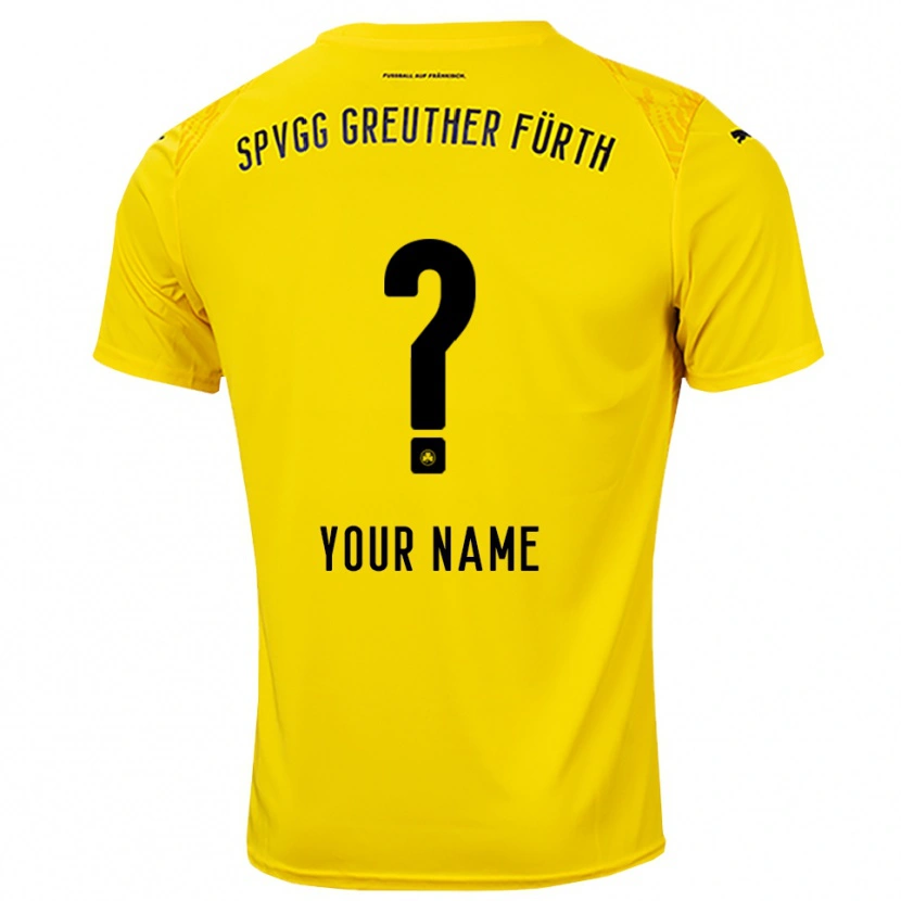 Danxen Mulher SpVgg Greuther Fürth Amarelo Preto Camisola Guarda-Redes 2025/26 Camisa