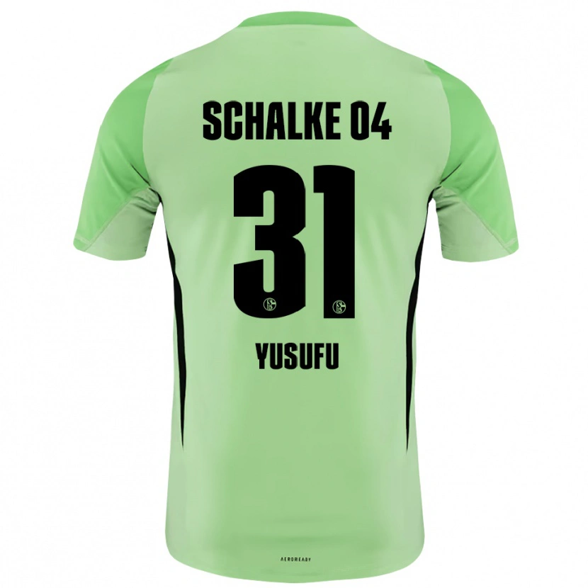 Danxen Mulher Faaris Yusufu #31 Verde Claro Preto Camisola Guarda-Redes 2025/26 Camisa