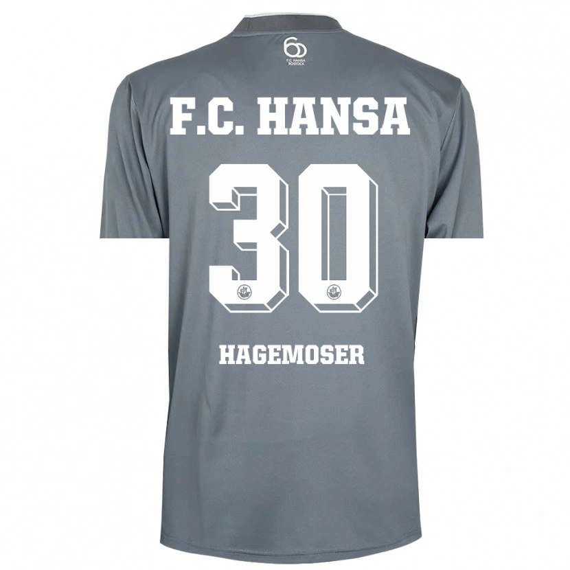 Danxen Mulher Max Hagemoser #30 Cinza Claro Branco Camisola Guarda-Redes 2025/26 Camisa