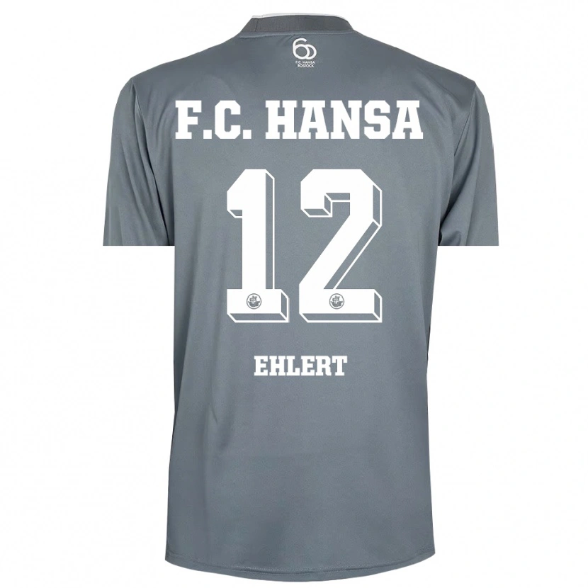 Danxen Mulher Jonas Ehlert #12 Cinza Claro Branco Camisola Guarda-Redes 2025/26 Camisa