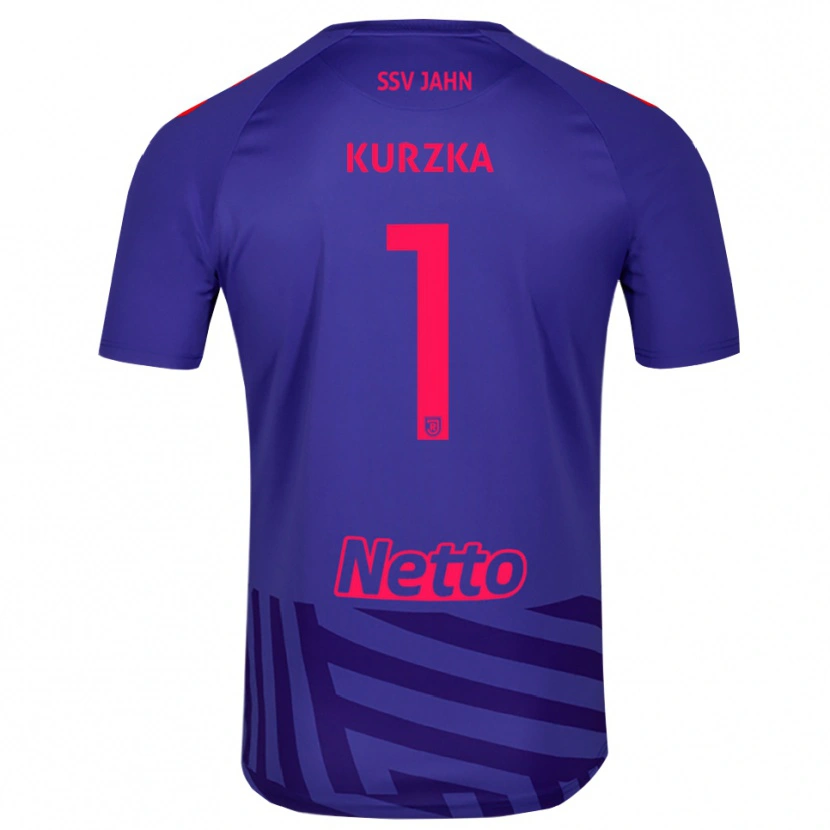 Danxen Mulher Timo Kurzka #1 Azul Real Vermelho Camisola Guarda-Redes 2025/26 Camisa