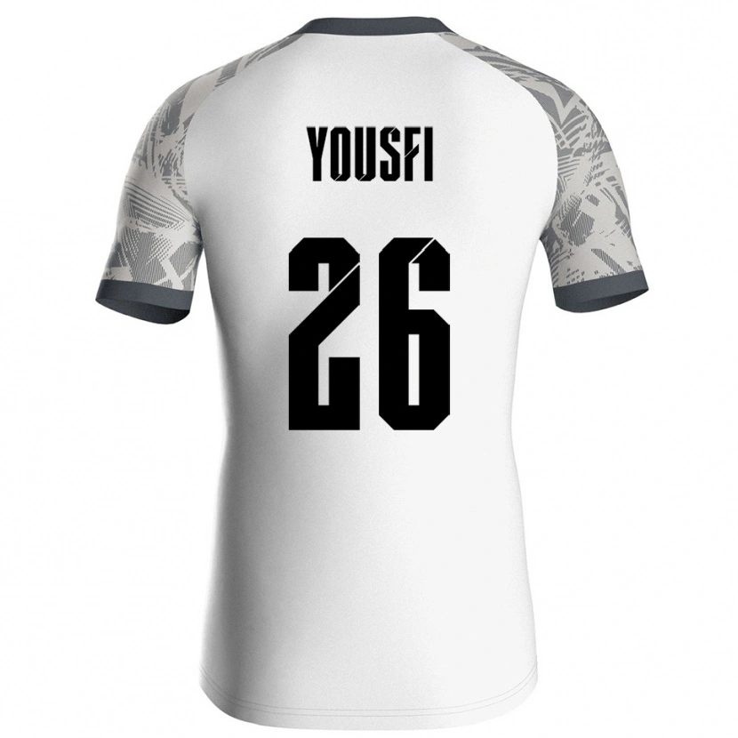Danxen Mulher Elias Yousfi #26 Cinza Branco Camisola Guarda-Redes 2025/26 Camisa