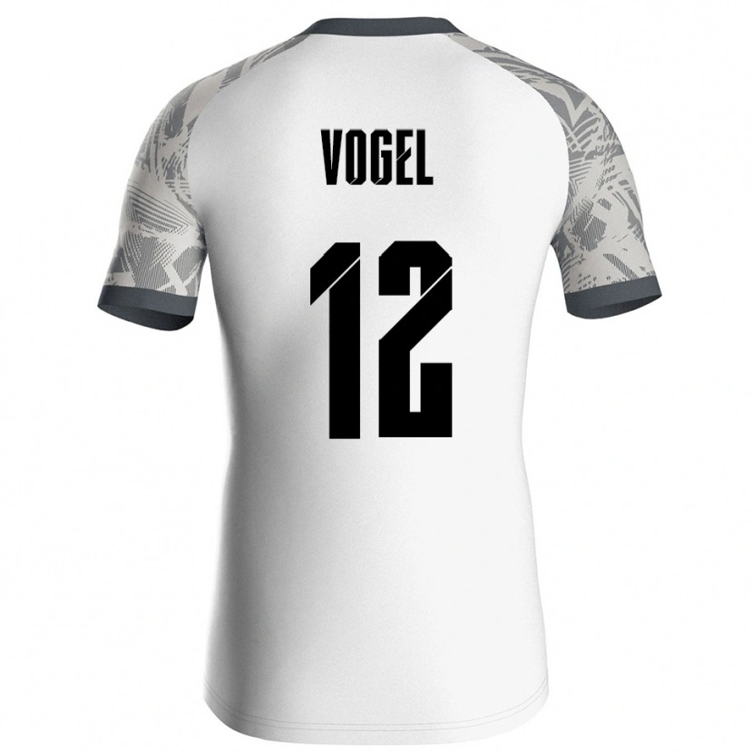 Danxen Mulher Colin Vogel #12 Cinza Branco Camisola Guarda-Redes 2025/26 Camisa