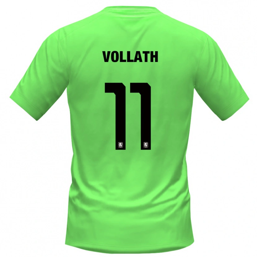 Danxen Mulher René Vollath #11 Verde Primavera Camisola Guarda-Redes 2025/26 Camisa