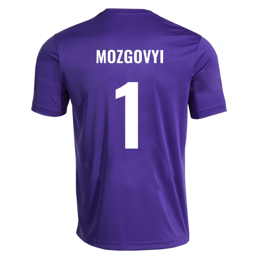 Danxen Mulher Arseniy Mozgovyi #1 Roxo Branco Camisola Guarda-Redes 2025/26 Camisa