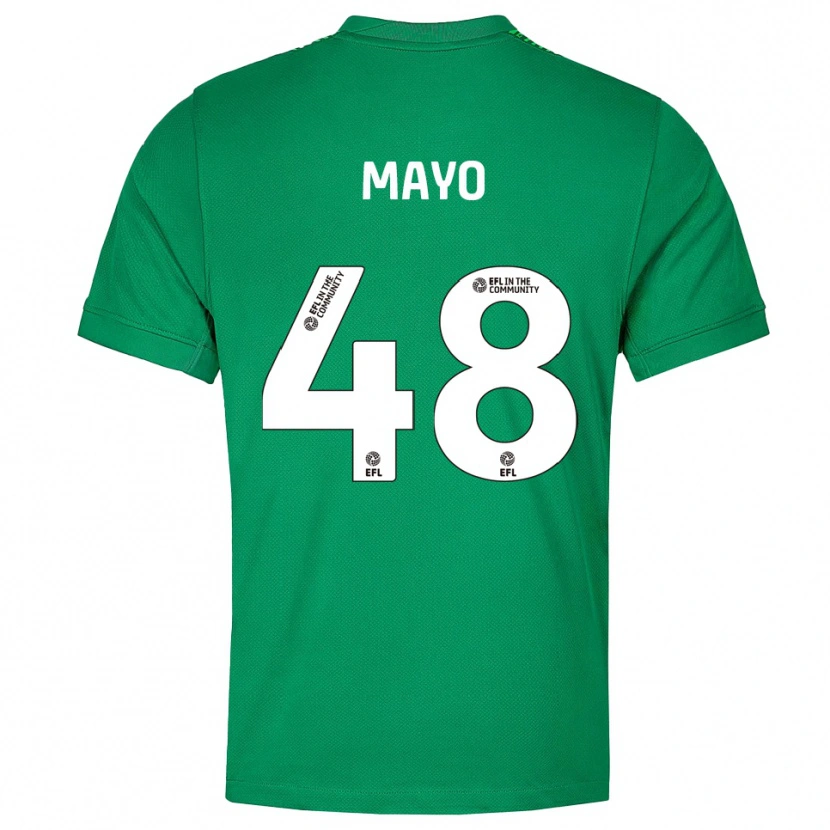 Danxen Mulher Bradley Mayo #48 Verde Branco Camisola Guarda-Redes 2025/26 Camisa