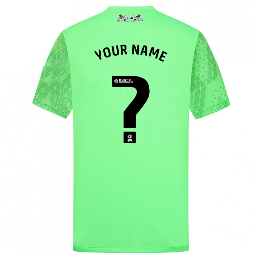 Danxen Mulher Blackburn Rovers Verde Fluorescente Camisola Guarda-Redes 2025/26 Camisa