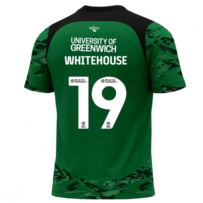 Danxen Mulher Sophie Whitehouse #19 Verde Preto Camisola Guarda-Redes 2025/26 Camisa