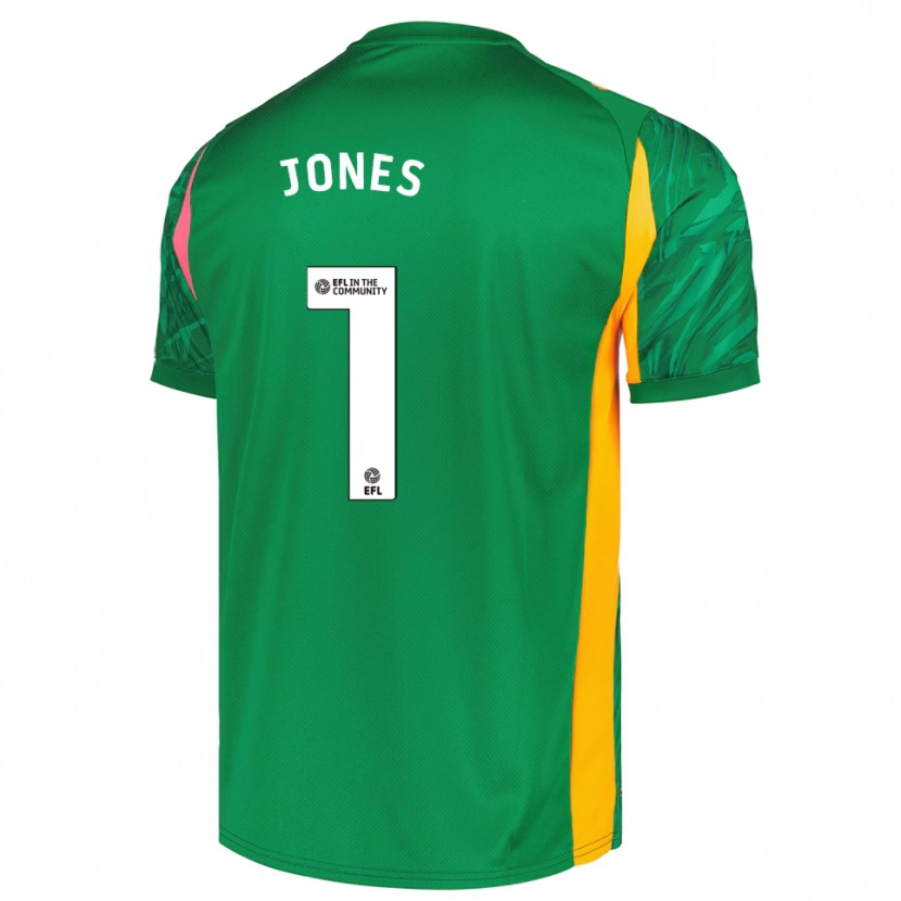 Danxen Mulher Lucy Jones #1 Verde Rosa Camisola Guarda-Redes 2025/26 Camisa