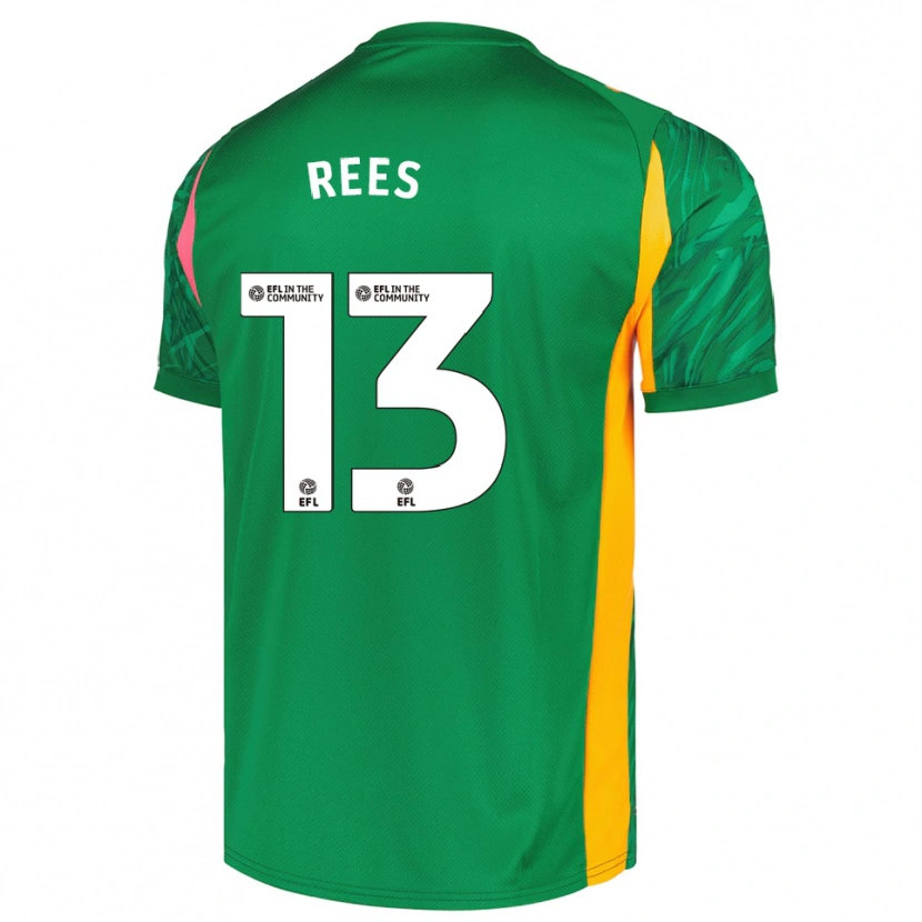 Danxen Mulher Harvey Rees #13 Verde Rosa Camisola Guarda-Redes 2025/26 Camisa