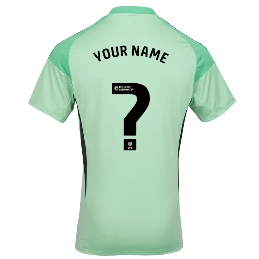 Danxen Mulher Leicester City Preto Verde Claro Camisola Guarda-Redes 2025/26 Camisa