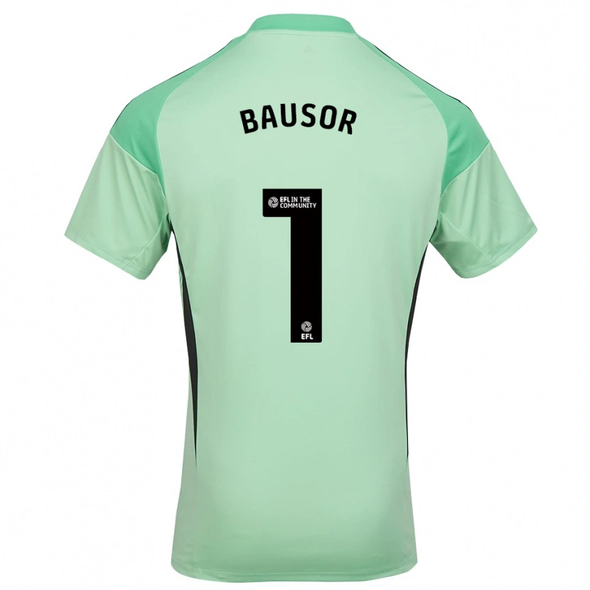 Danxen Mulher Stevie Bausor #1 Preto Verde Claro Camisola Guarda-Redes 2025/26 Camisa
