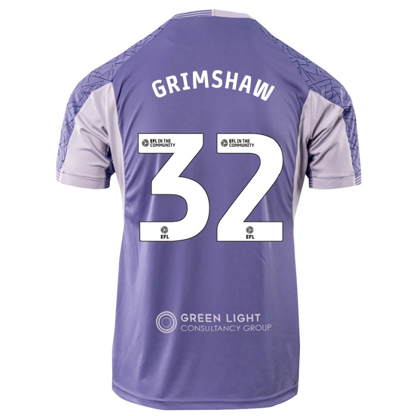 Danxen Mulher Daniel Grimshaw #32 Roxo Claro Camisola Guarda-Redes 2025/26 Camisa