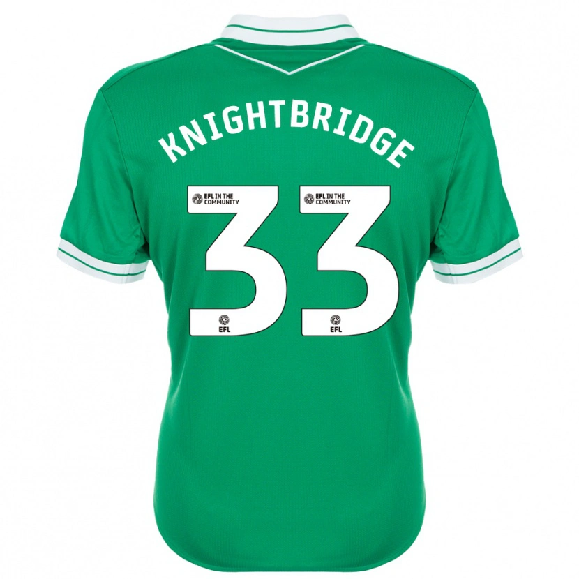 Danxen Mulher Jacob Knightbridge #33 Verde Branco Camisola Guarda-Redes 2025/26 Camisa