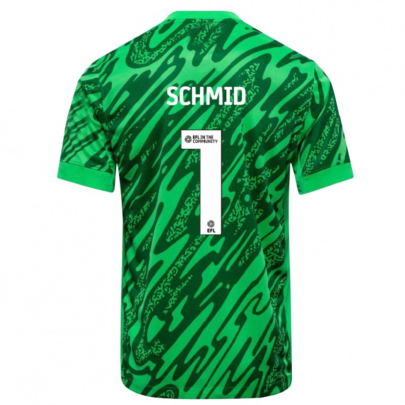 Danxen Mulher Nicolas Schmid #1 Verde Floresta Camisola Guarda-Redes 2025/26 Camisa