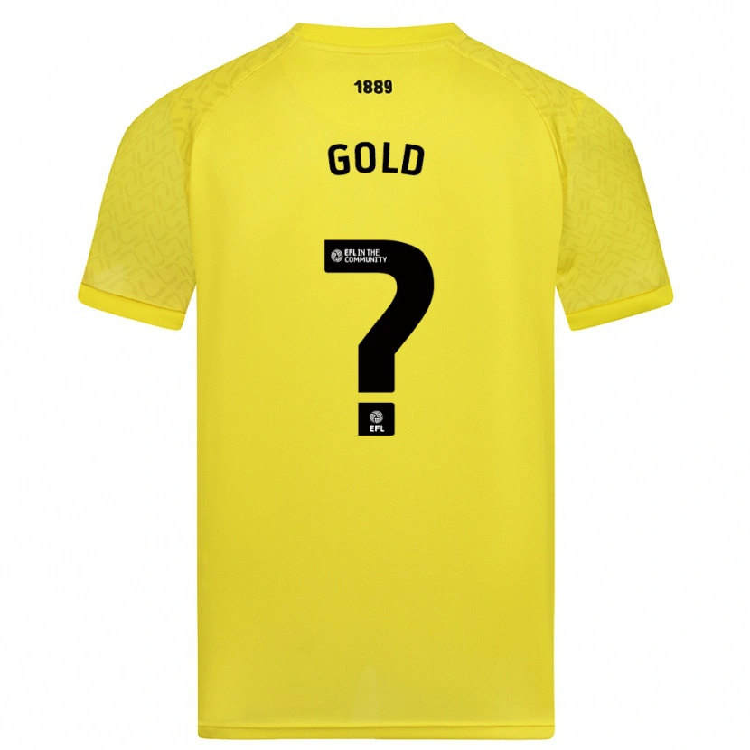 Danxen Mulher Ethan Gold #0 Amarelo Preto Camisola Guarda-Redes 2025/26 Camisa