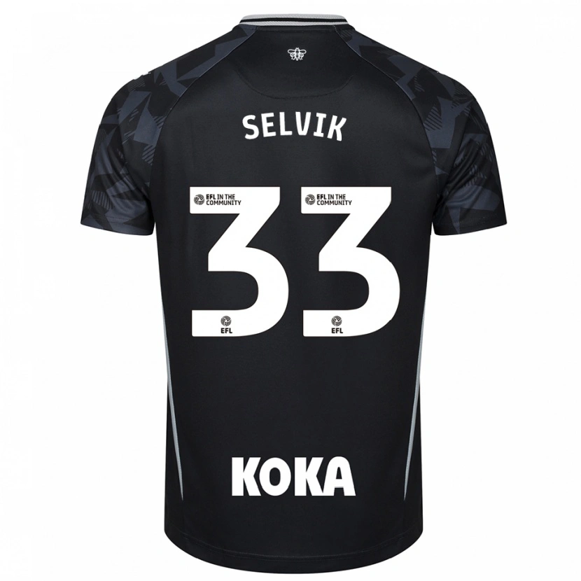 Danxen Mulher Egil Selvik #33 Azul Preto Camisola Guarda-Redes 2025/26 Camisa