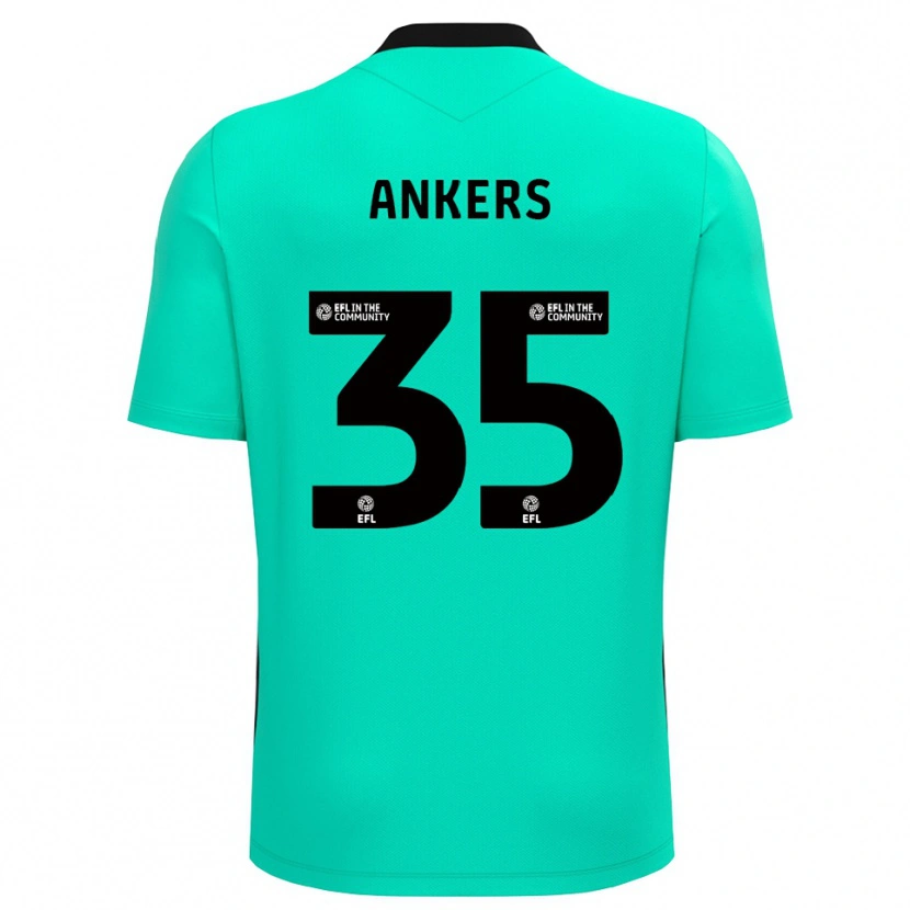 Danxen Mulher Chloe Ankers #35 Turquesa Médio Camisola Guarda-Redes 2025/26 Camisa