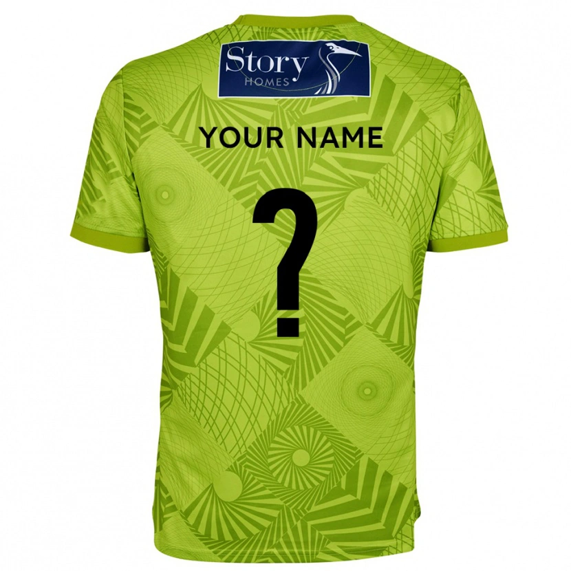 Danxen Mulher Carlisle United Verde Amarelo Camisola Guarda-Redes 2025/26 Camisa