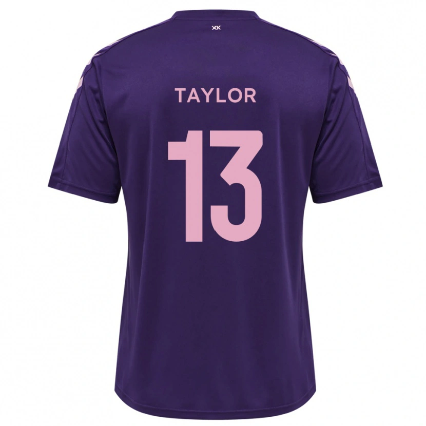 Danxen Mulher Sam Taylor #13 Rosa Roxo Camisola Guarda-Redes 2025/26 Camisa