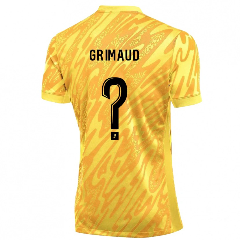 Danxen Mulher Charles Grimaud #0 Amarelo Laranja Camisola Guarda-Redes 2025/26 Camisa