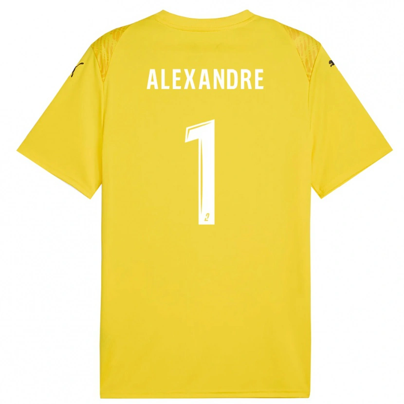 Danxen Mulher Lou Alexandre #1 Branco Amarelo Camisola Guarda-Redes 2025/26 Camisa