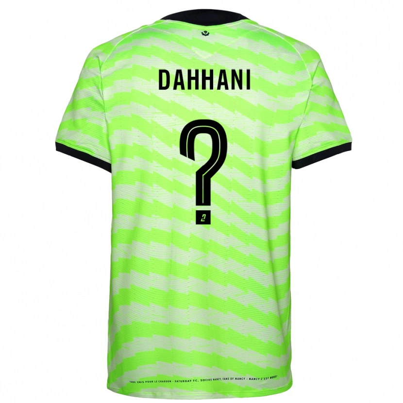 Danxen Mulher Yness Dahhani #0 Verde Neon Camisola Guarda-Redes 2025/26 Camisa