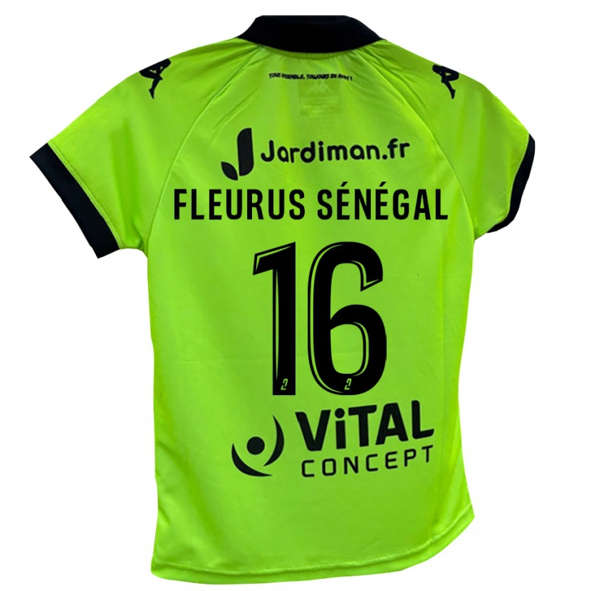 Danxen Mulher Paul Fleurus Sénégal #16 Verde Neon Camisola Guarda-Redes 2025/26 Camisa