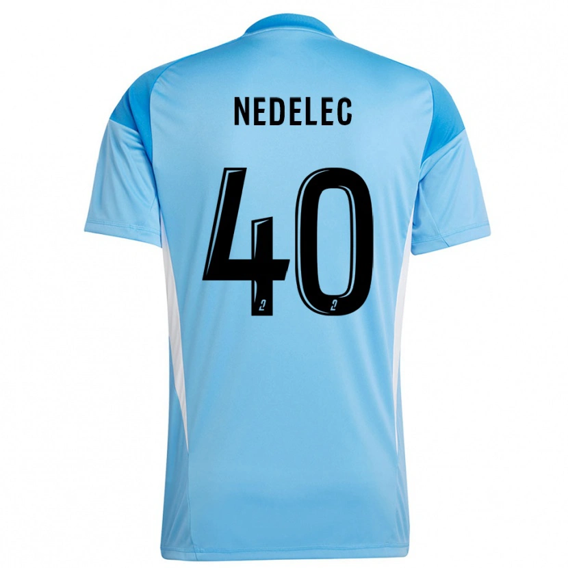 Danxen Mulher Aymerick Nedelec #40 Branco Azul Céu Camisola Guarda-Redes 2025/26 Camisa