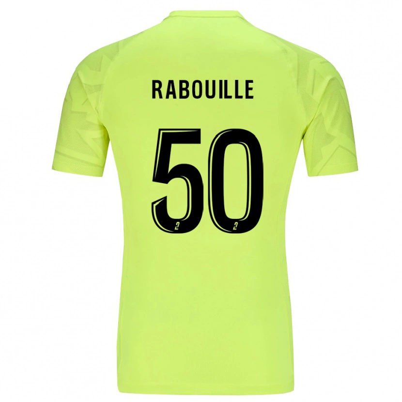 Danxen Mulher Valentin Rabouille #50 Verde Neon Camisola Guarda-Redes 2025/26 Camisa