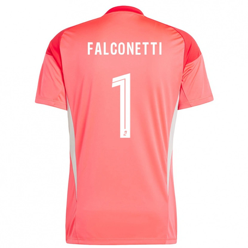 Danxen Mulher Thomas Falconetti #1 Branco Vermelho Laranja Camisola Guarda-Redes 2025/26 Camisa