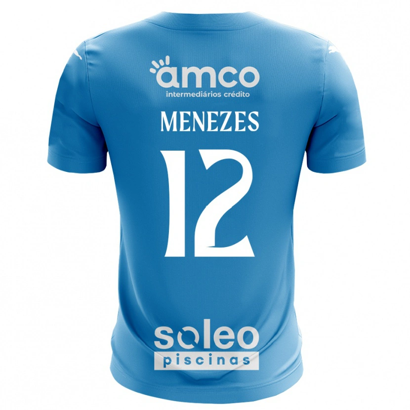 Danxen Mulher Gabriel Menezes #12 Azul Branco Camisola Guarda-Redes 2025/26 Camisa