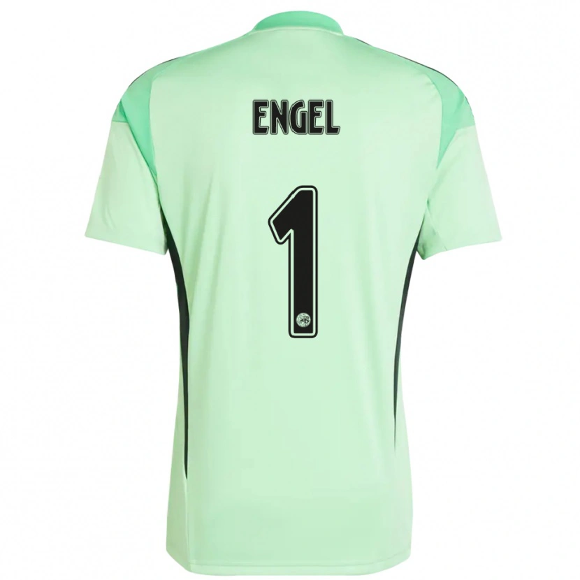 Danxen Mulher Mark Engel #1 Verde Claro Preto Camisola Guarda-Redes 2025/26 Camisa