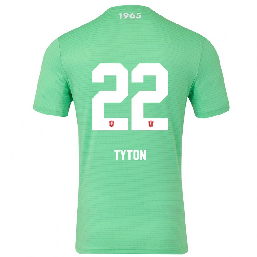 Danxen Mulher Przemyslaw Tyton #22 Verde Claro Branco Camisola Guarda-Redes 2025/26 Camisa