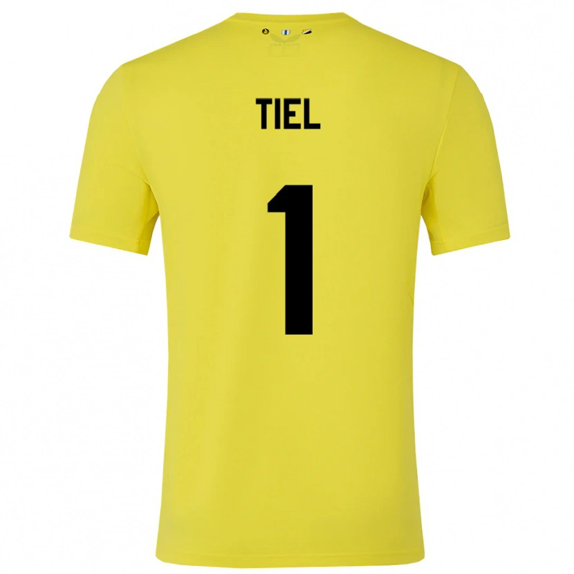 Danxen Mulher Mick Tiel #1 Amarelo Preto Camisola Guarda-Redes 2025/26 Camisa