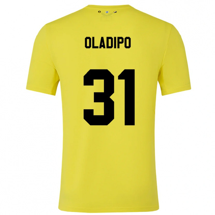 Danxen Mulher Laolu Oladipo #31 Amarelo Preto Camisola Guarda-Redes 2025/26 Camisa