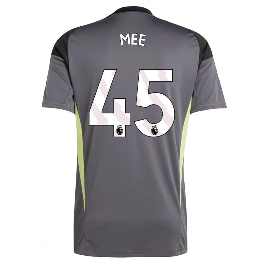 Danxen Mulher Dermot Mee #45 Cinza Escuro Branco Camisola Guarda-Redes 2025/26 Camisa