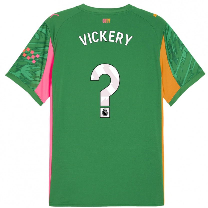 Danxen Mulher Ben Vickery #0 Verde Laranja Camisola Guarda-Redes 2025/26 Camisa