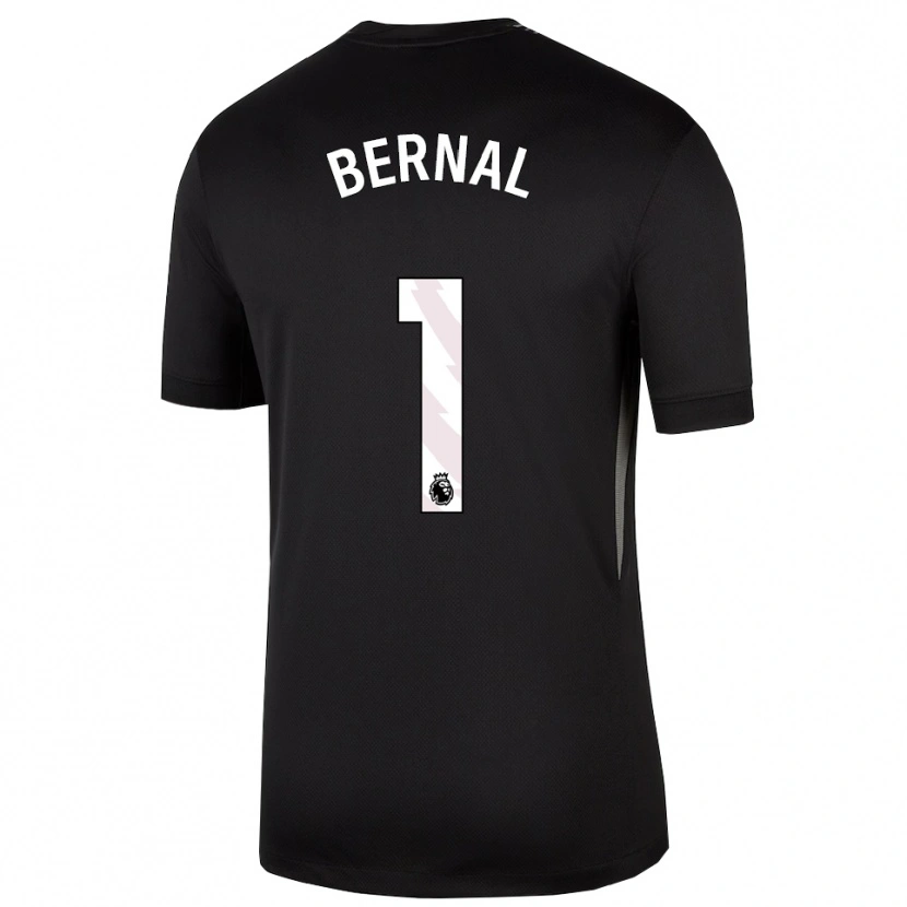 Danxen Mulher Freddy Bernal #1 Preto Branco Camisola Guarda-Redes 2025/26 Camisa