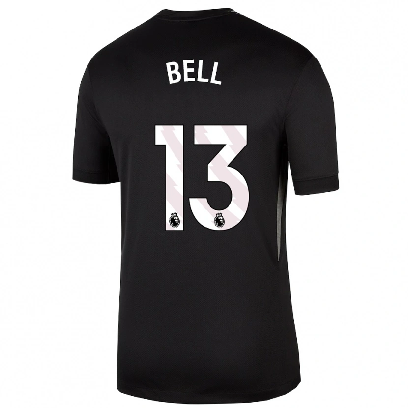 Danxen Mulher Toby Bell #13 Preto Branco Camisola Guarda-Redes 2025/26 Camisa