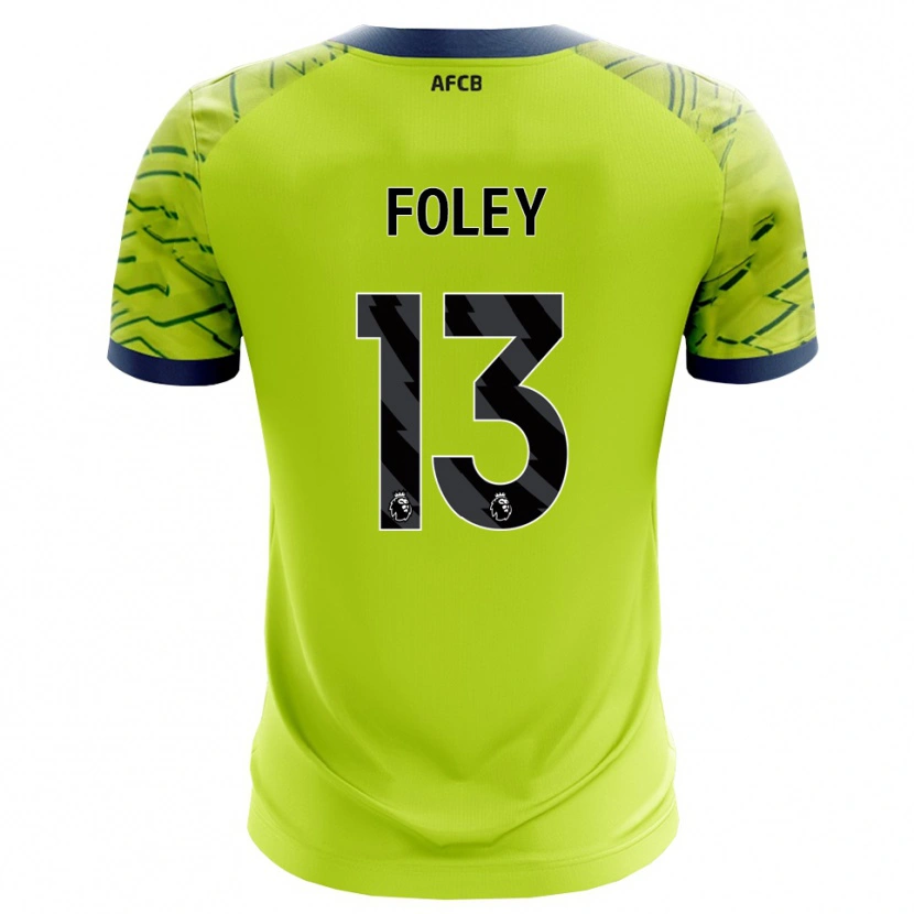 Danxen Mulher Erin Foley #13 Verde Amarelo Camisola Guarda-Redes 2025/26 Camisa