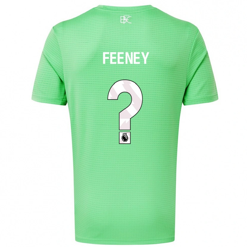Danxen Mulher Callum Feeney #0 Verde Médio Camisola Guarda-Redes 2025/26 Camisa